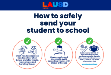 How to send your student to school announcement